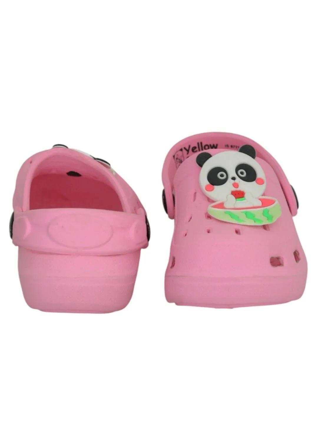 Adorable Panda & Watermelon Design Clogs for Girls