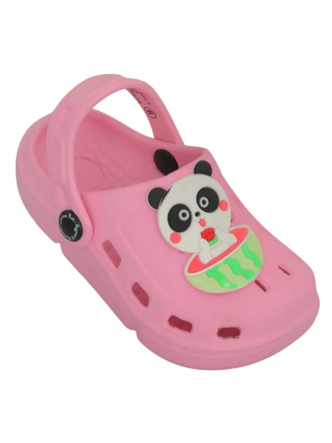 Adorable Panda & Watermelon Design Clogs for Girls