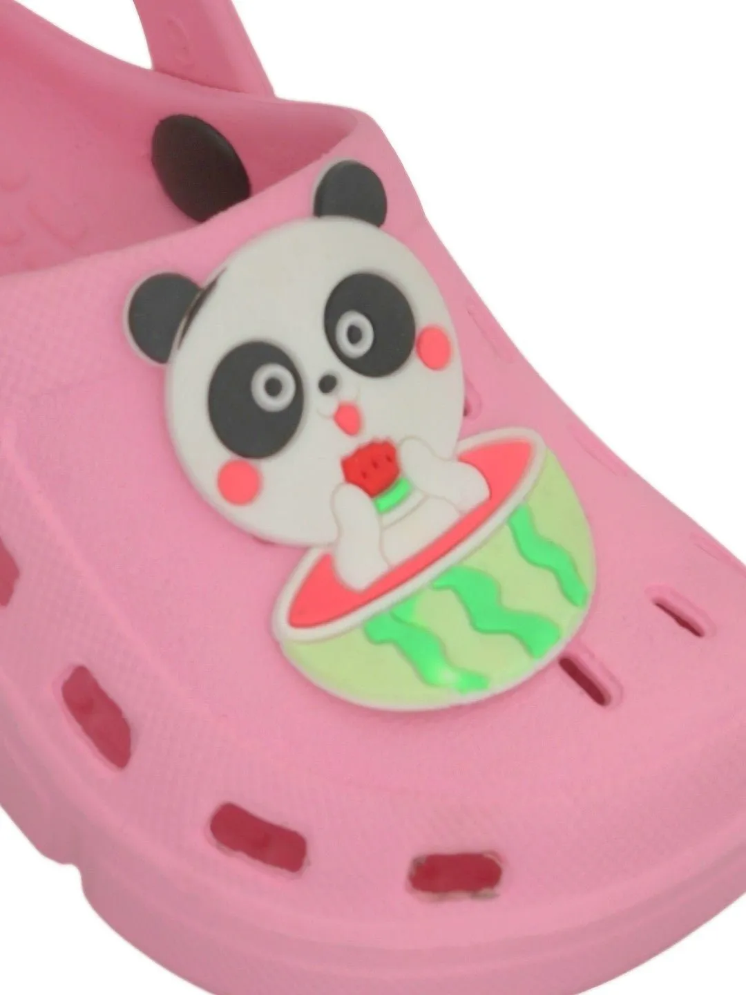 Adorable Panda & Watermelon Design Clogs for Girls