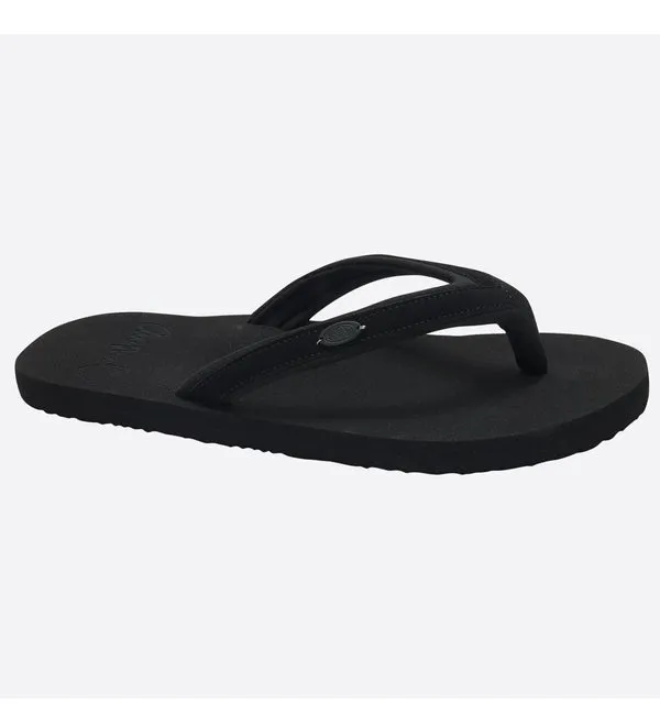 Animal Womens Swish Slim Block Flip Flops  - Black