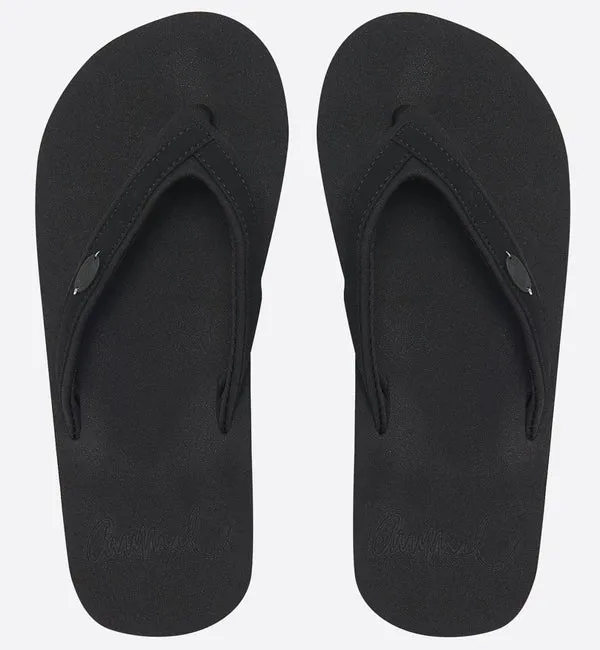 Animal Womens Swish Slim Block Flip Flops  - Black