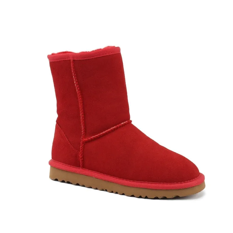 Ankle Winter Suede Snow Boots