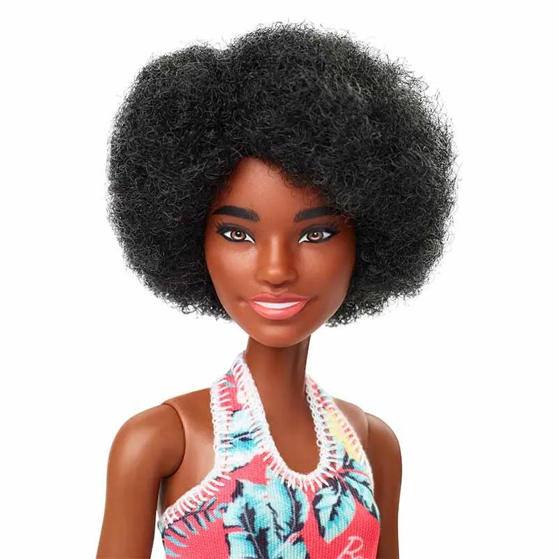 Barbie Flower Dresses - Blue Dress and Redhead Doll