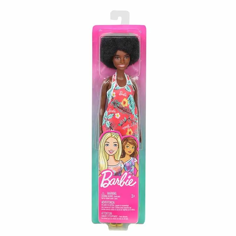 Barbie Flower Dresses - Blue Dress and Redhead Doll