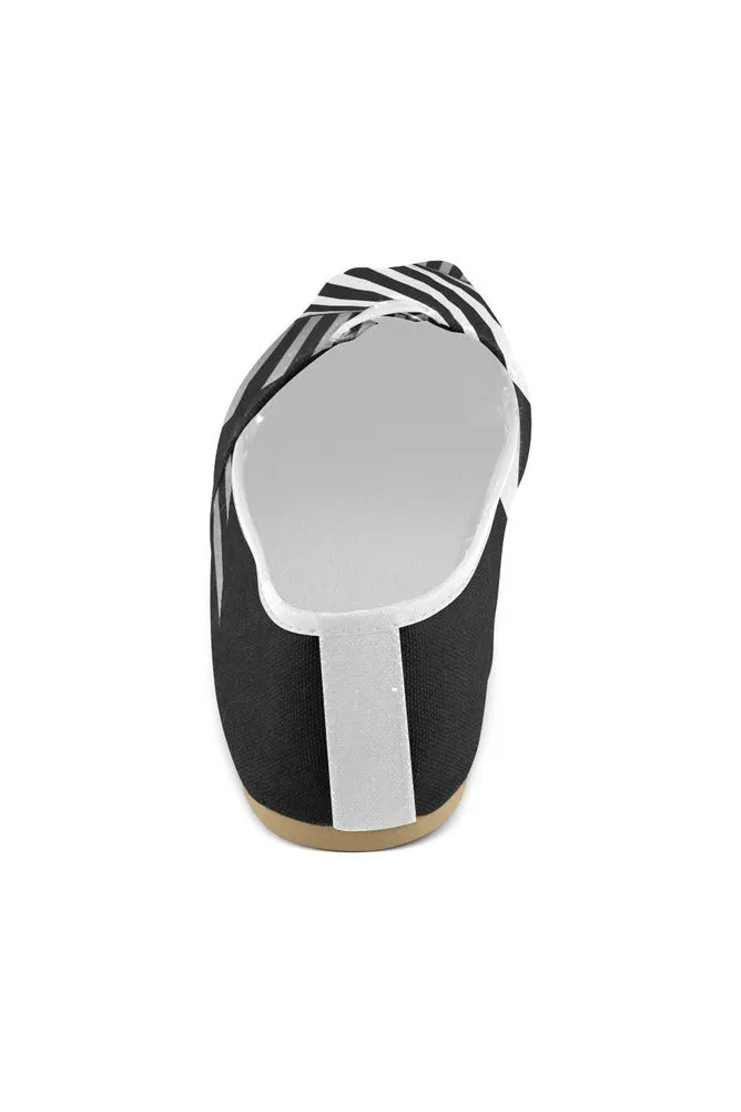 Black & White Illusion Casual Shoes for Women