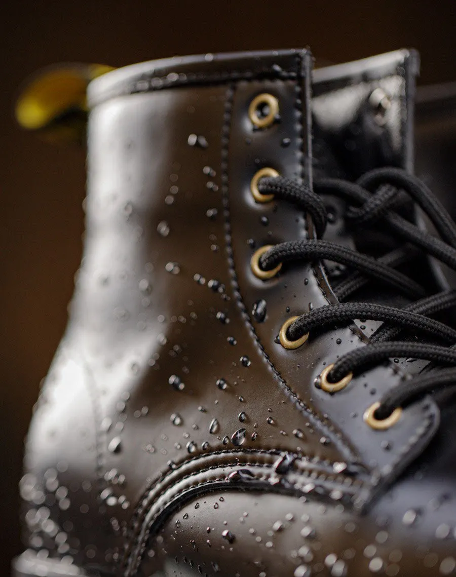 Black Thick-Soled British Style Tooling Derby Men's Boot