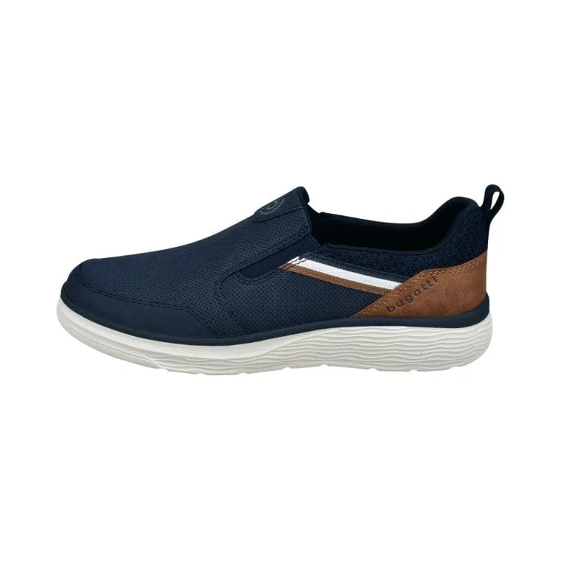 Bugatti Mens Blue Lace Up Trainer Astra 321-ASE62-5500