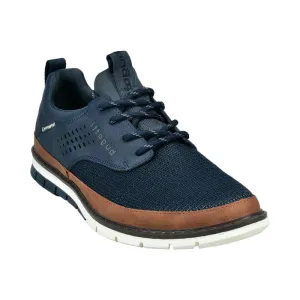 Bugatti Mens Blue Lace Up Trainer Sandman 331-92562-6900