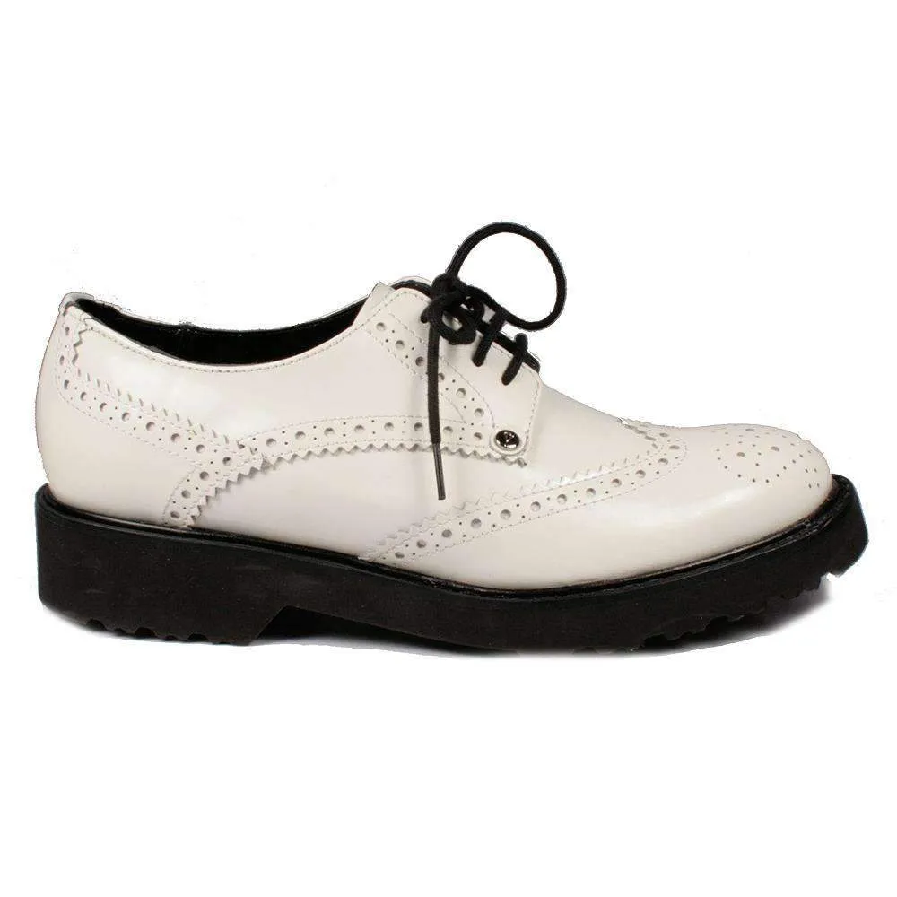 Cesare Paciotti Women's Designer Shoes 308 Lace-Up Oxfords Calf Leather (CPW704A)