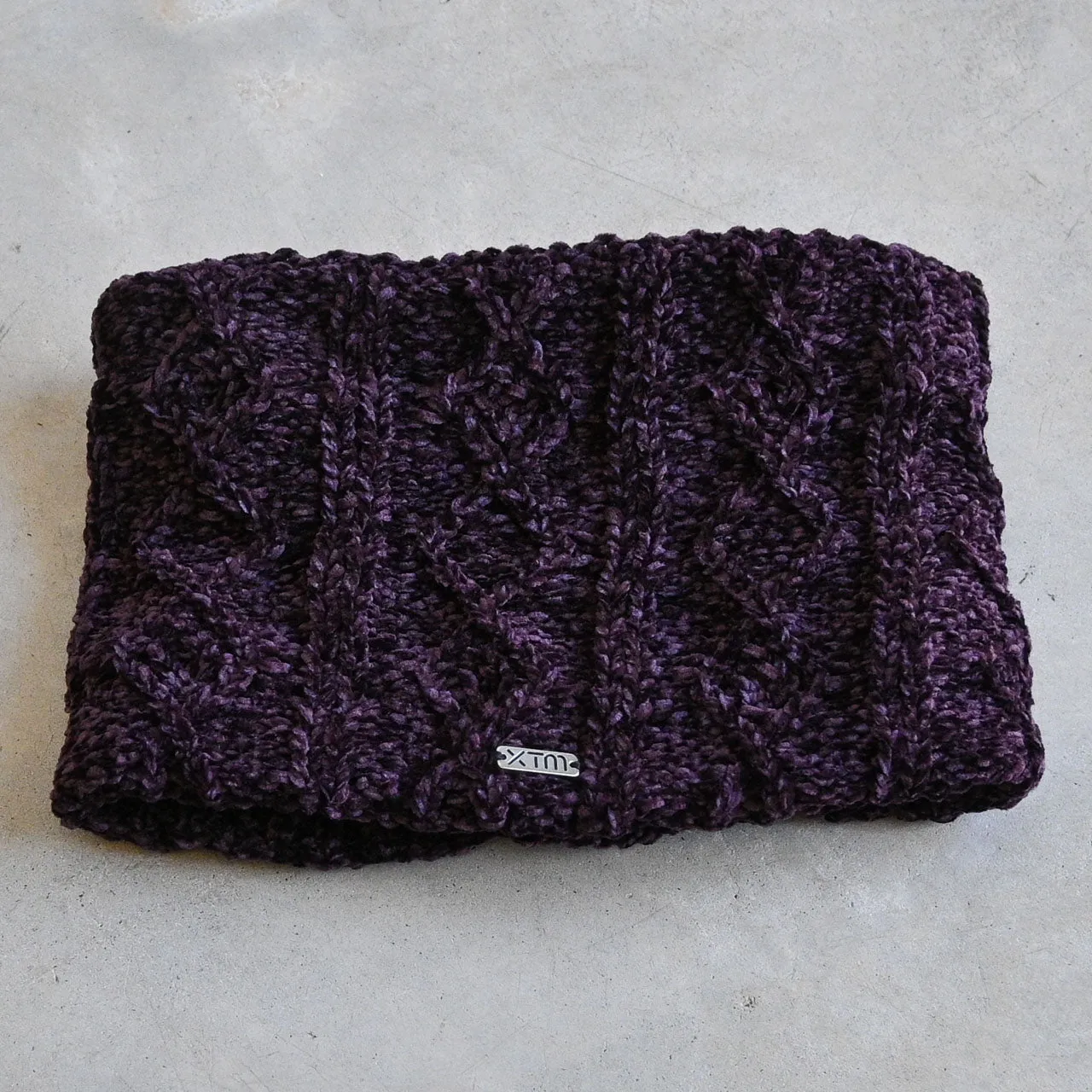 Chenille Cable Knit Neck Warmer by XTM Australia