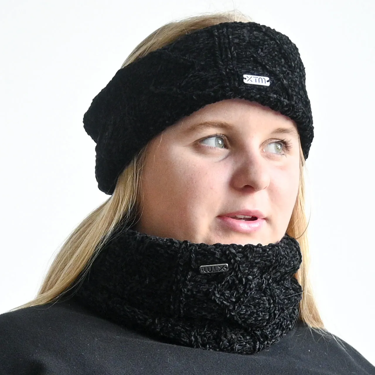Chenille Cable Knit Neck Warmer by XTM Australia