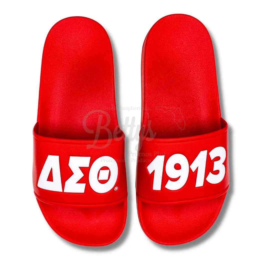 Delta Sigma Theta ΔΣΘ Sandals, Delta Slides Flip Flops