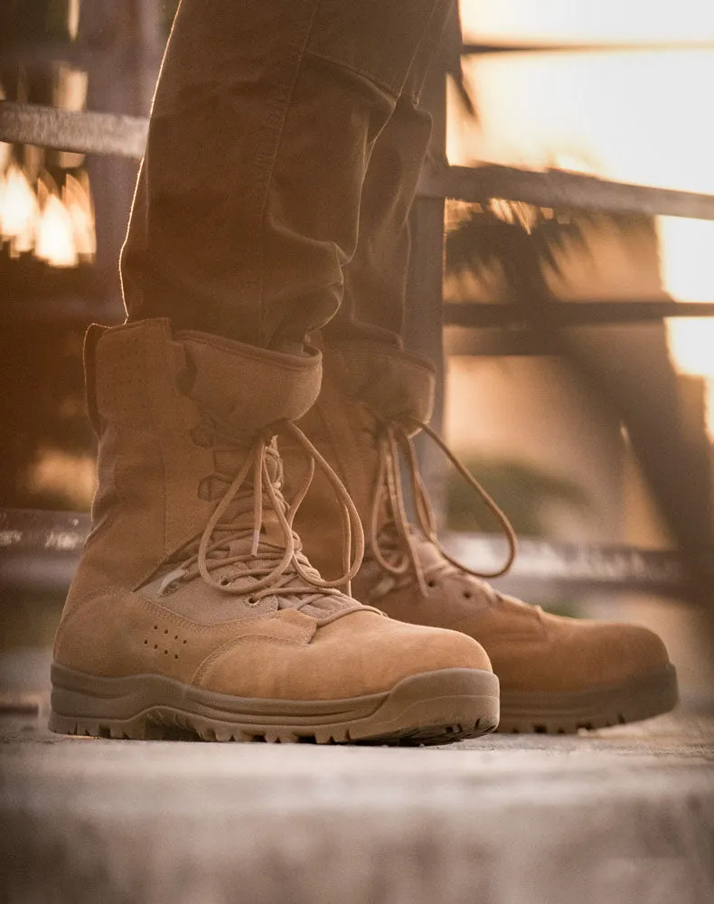Desert Leather British High-Top Tactical Wolf Outdoor Men's Boot
