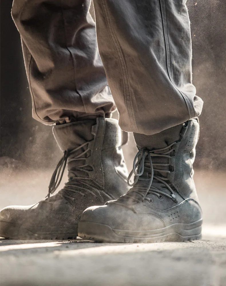 Desert Leather British High-Top Tactical Wolf Outdoor Men's Boot