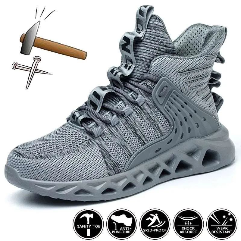 DG852 Men's Safety Shoes Breathable & Anti-Puncture Steel Toe