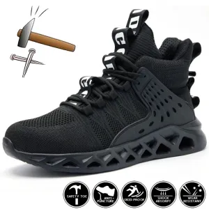 DG852 Men's Safety Shoes Breathable & Anti-Puncture Steel Toe