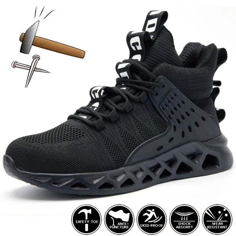 DG852 Men's Safety Shoes Breathable & Anti-Puncture Steel Toe