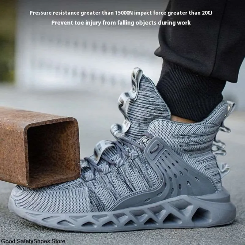 DG852 Men's Safety Shoes Breathable & Anti-Puncture Steel Toe