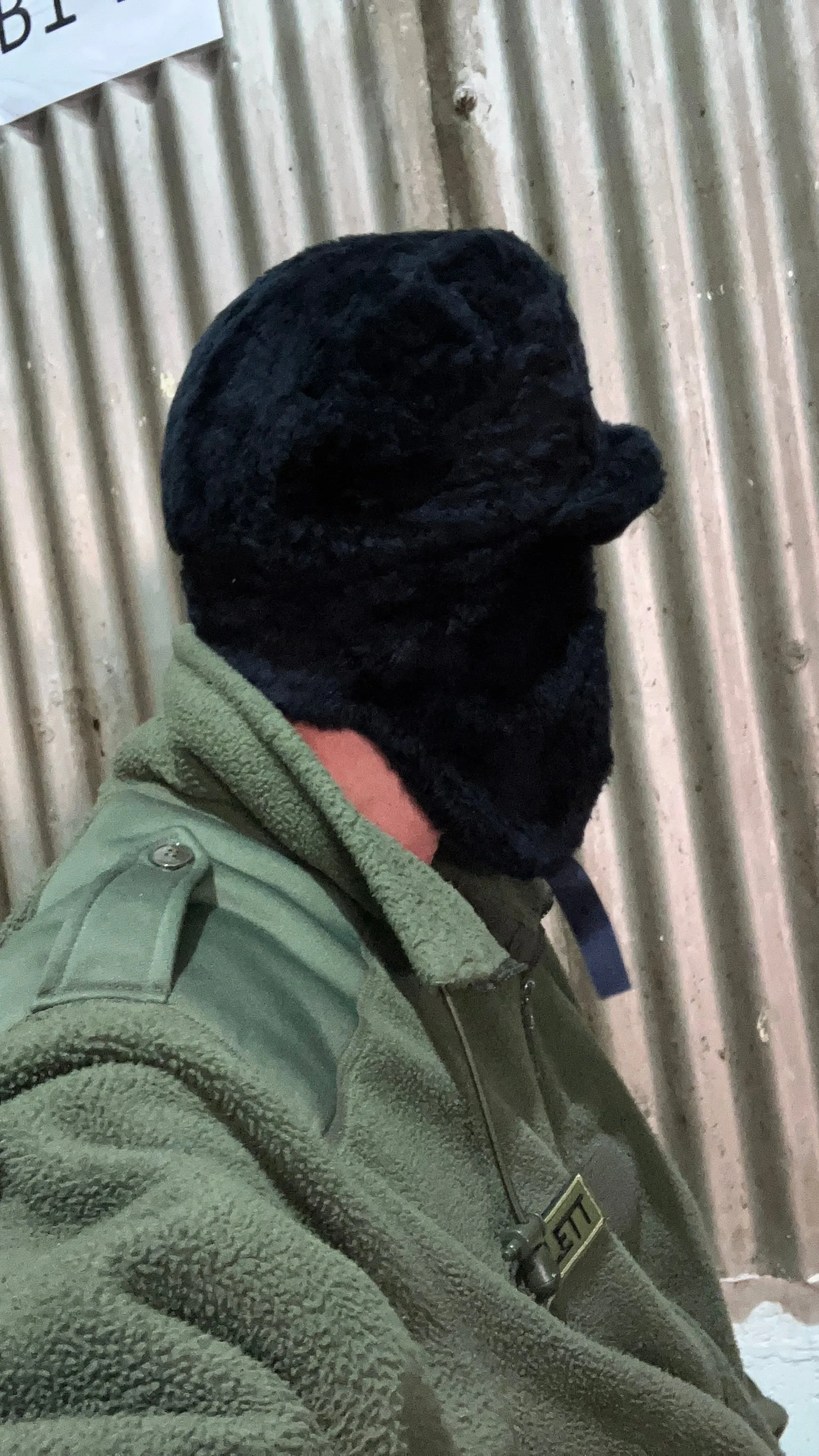 Dutch Synthetic Fur Cold Weather Hats - Navy Blue