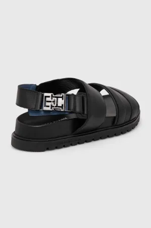Elevated Th Buckle Lth Sandal