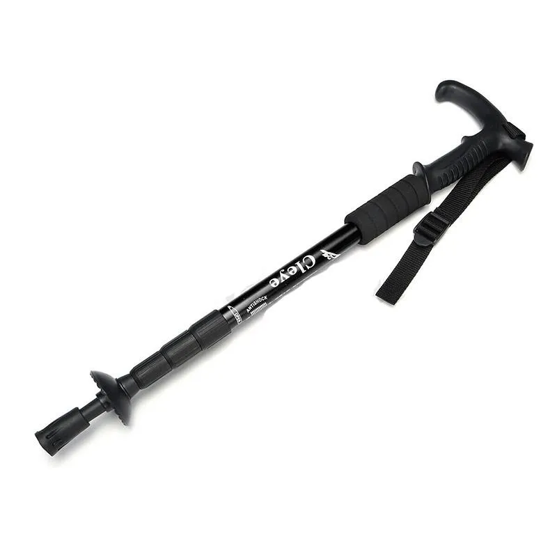 Foldable Hiking Walking Stick Trekking Pole Alpenstock