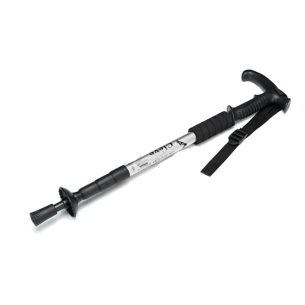Foldable Hiking Walking Stick Trekking Pole Alpenstock