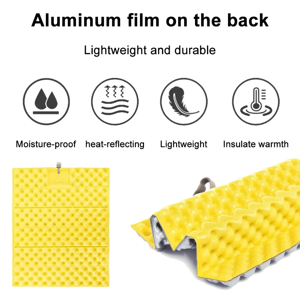Foldable Mat Seat, Waterproof XPE Foam Pad for Camping, Picnic, and Hiking Chair Cushion