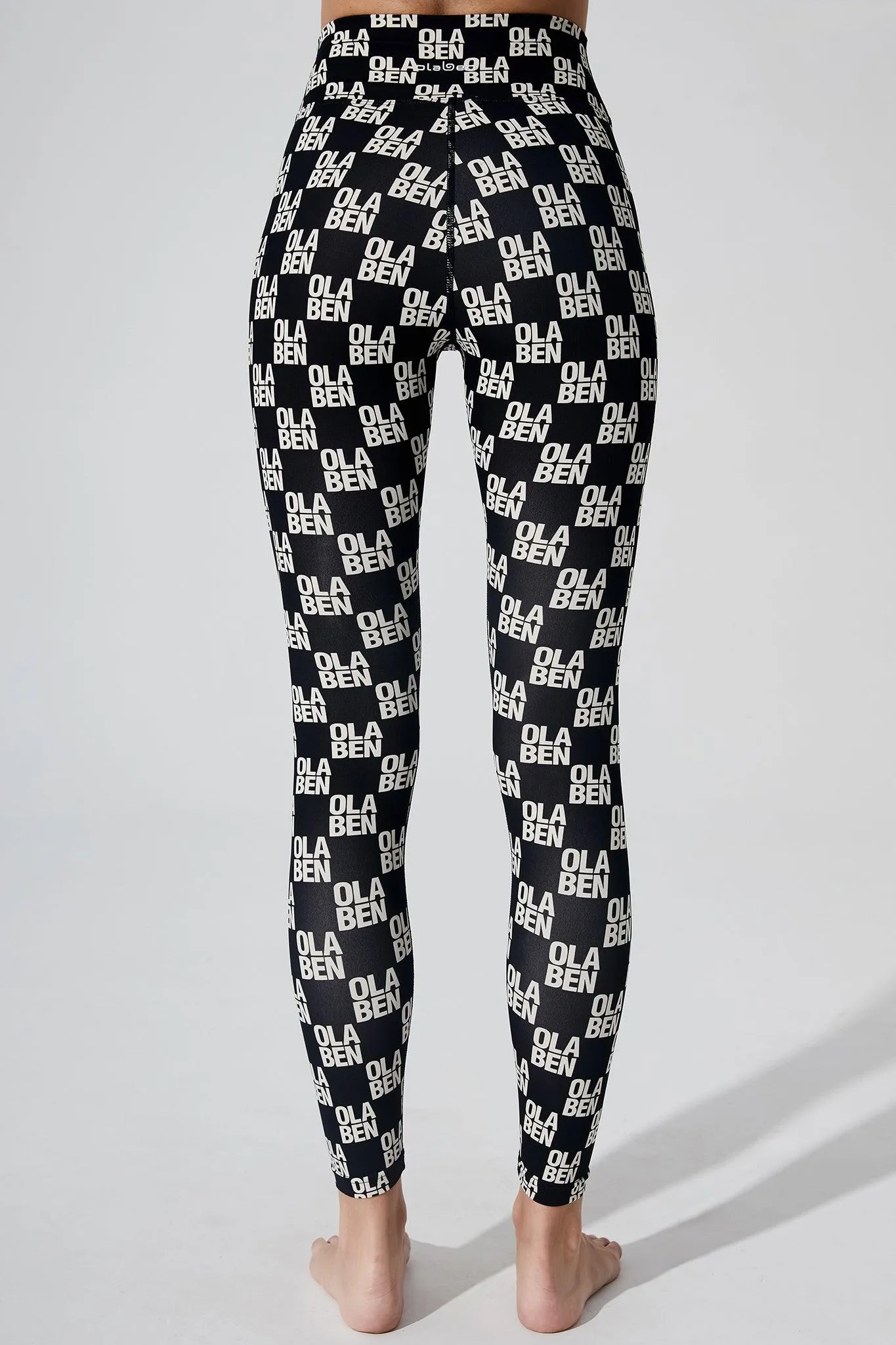 Hazel Monogram Legging - Monogram Black
