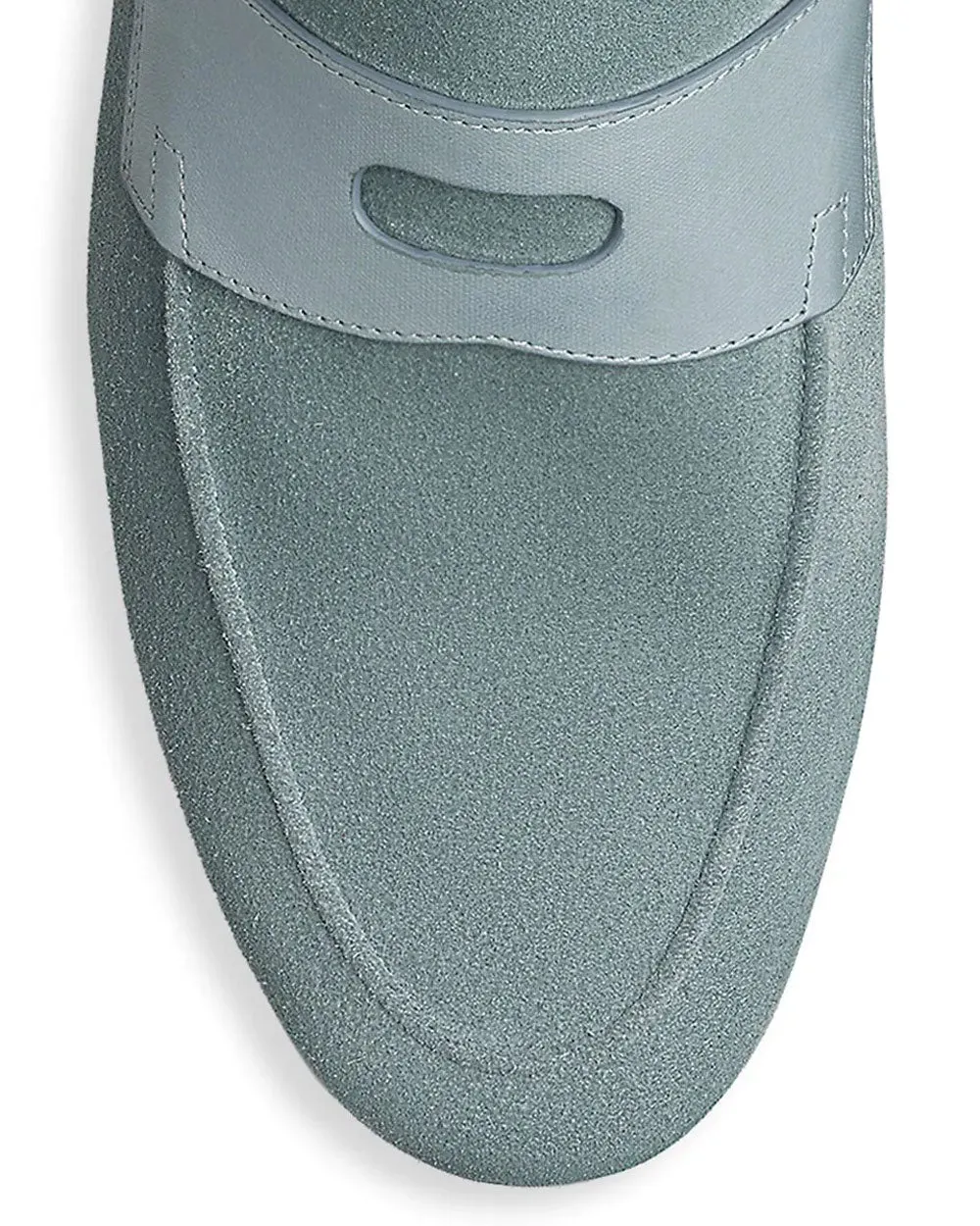 Hendra Suede Loafer in Sea Blue