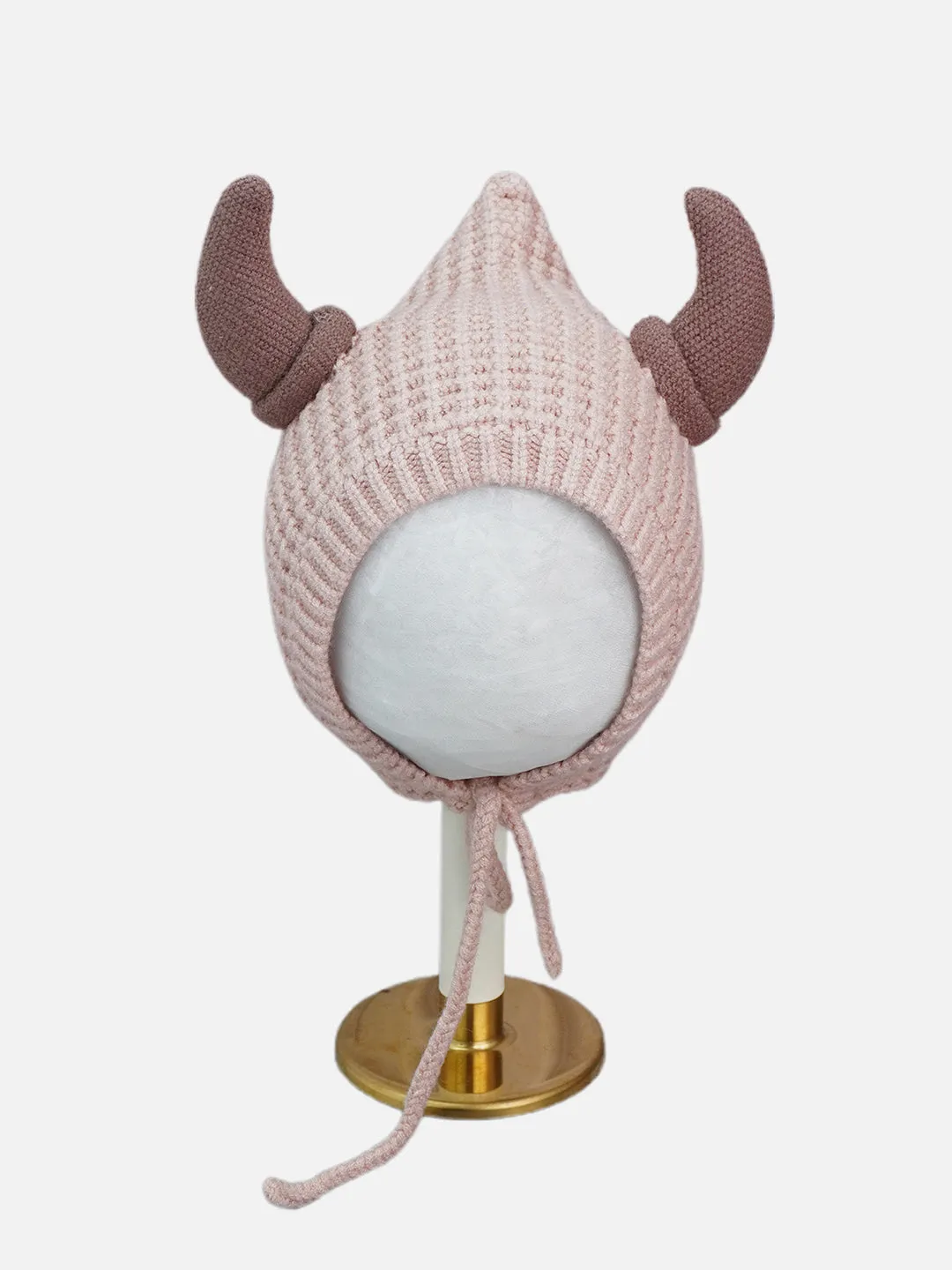 Little Surprise Box Baby Horns Knitted Soft Woolen Winter Cap