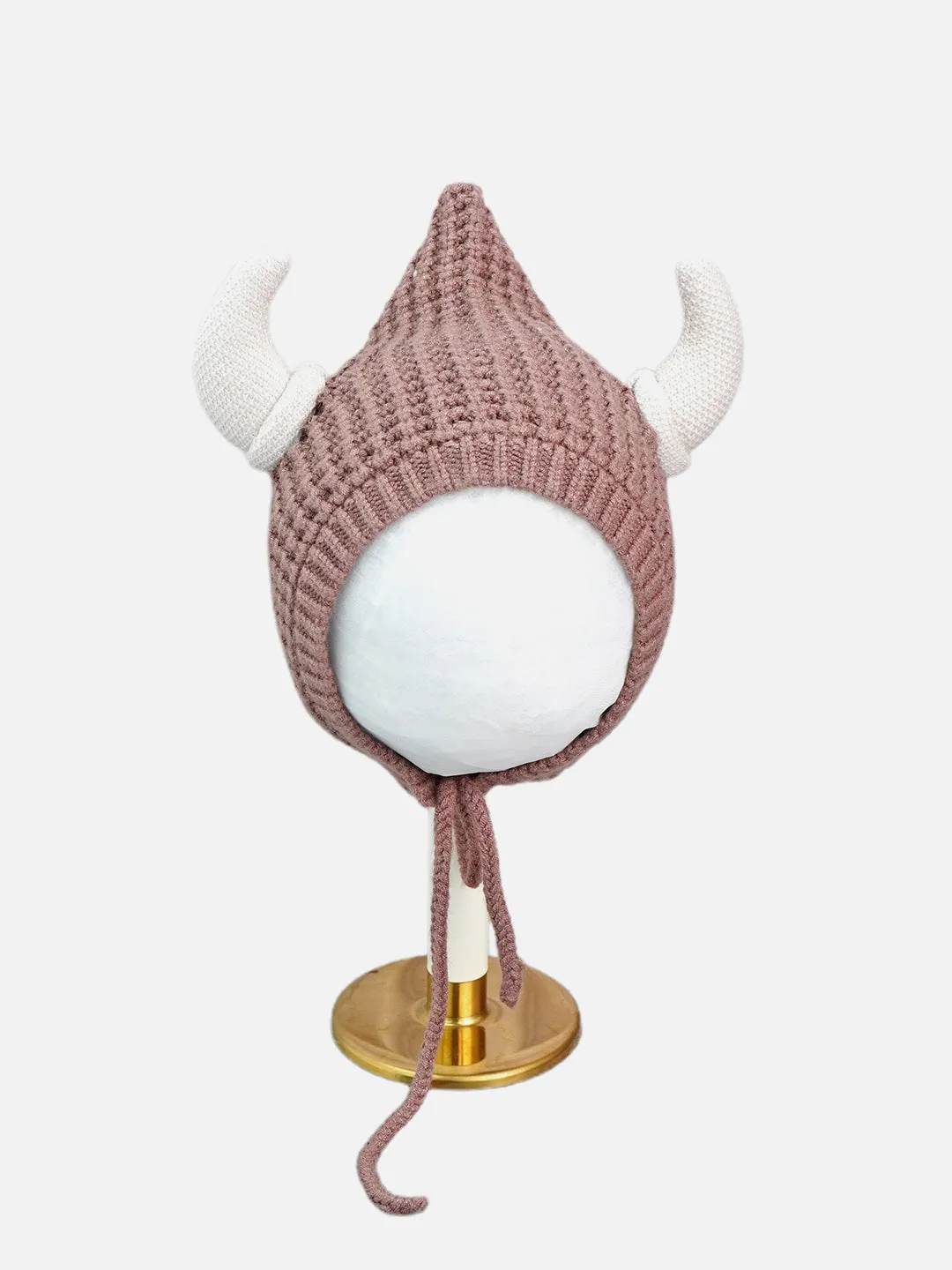 Little Surprise Box Baby Horns Knitted Soft Woolen Winter Cap