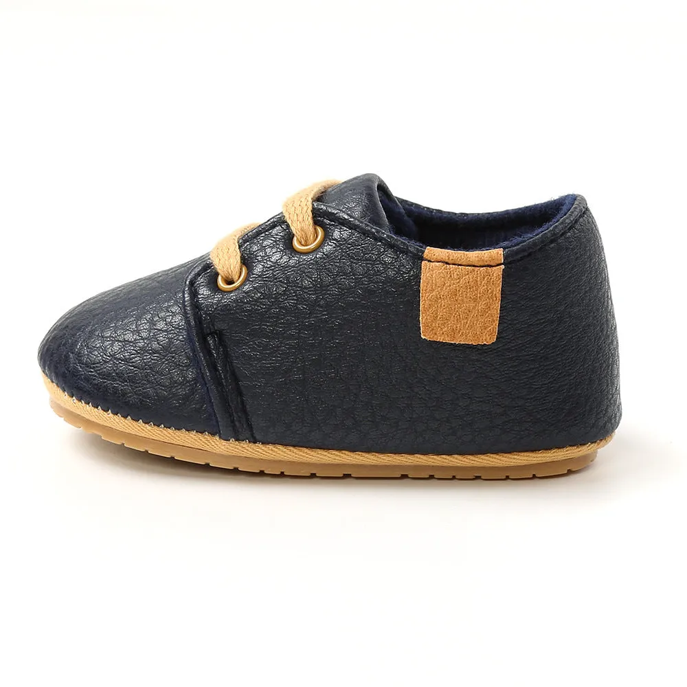 Luxury Soft Leather Rubber Sole Toddler Shoes - GlamzLife