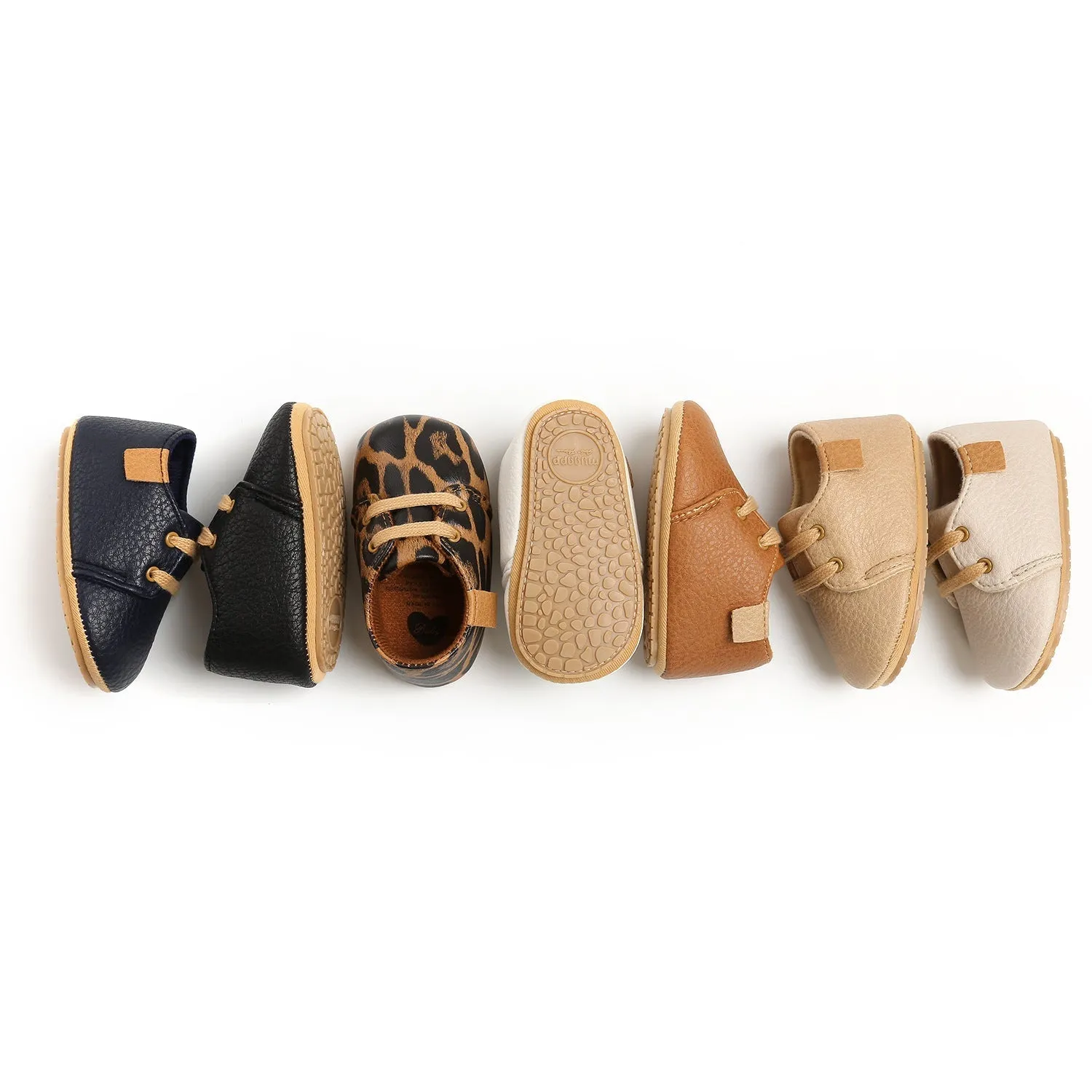 Luxury Soft Leather Rubber Sole Toddler Shoes - GlamzLife