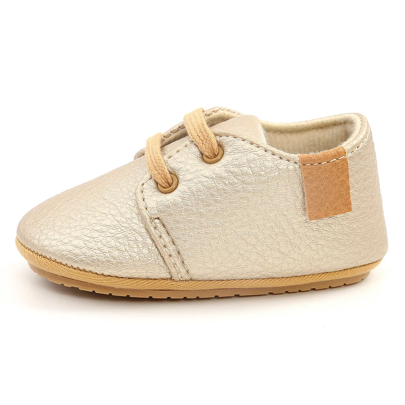 Luxury Soft Leather Rubber Sole Toddler Shoes - GlamzLife