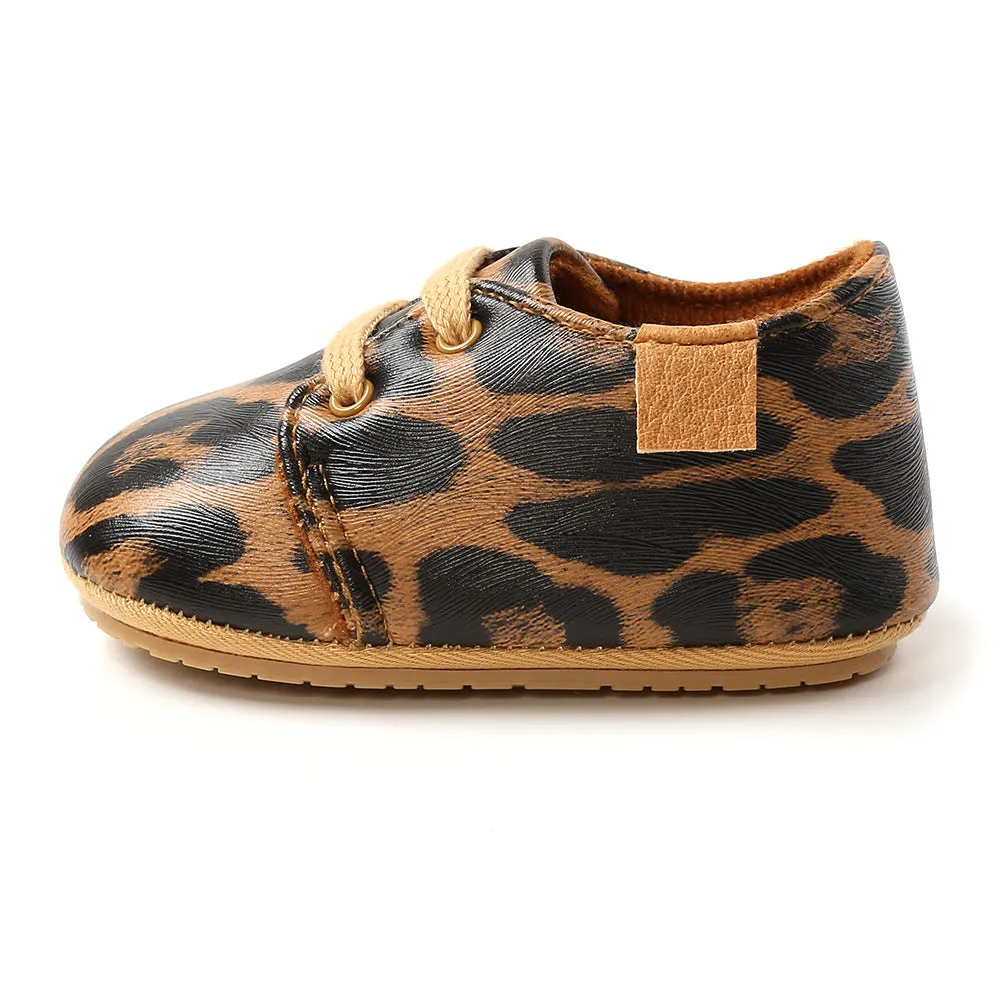 Luxury Soft Leather Rubber Sole Toddler Shoes - GlamzLife