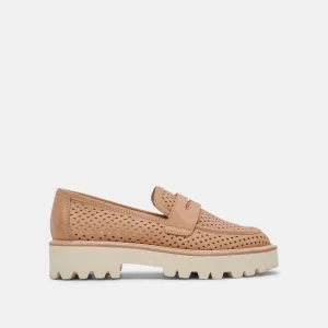 MALILA LOAFERS TOFFEE NUBUCK - re:vita