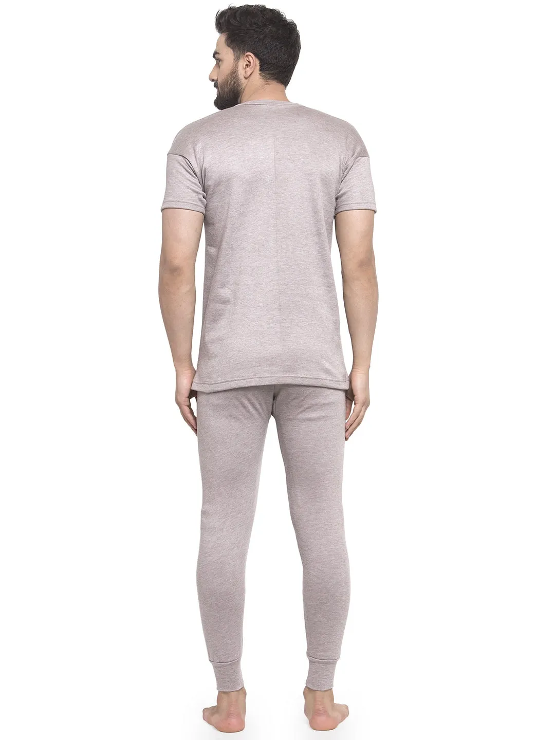 MEN'S HALF SLEEVES THERMAL SET ( V NECK VEST AND TROUSER)