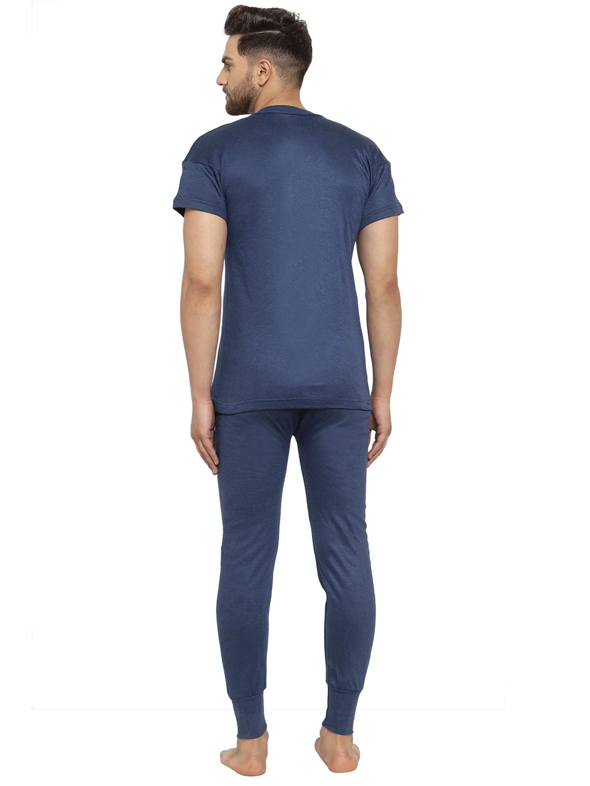 MEN'S HALF SLEEVES THERMAL SET ( V NECK VEST AND TROUSER)