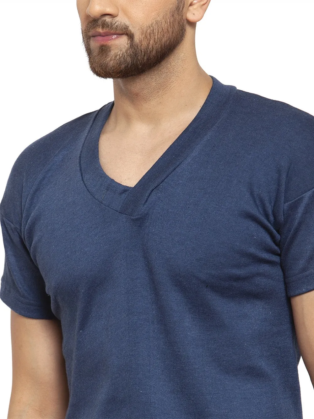 MEN'S HALF SLEEVES THERMAL SET ( V NECK VEST AND TROUSER)