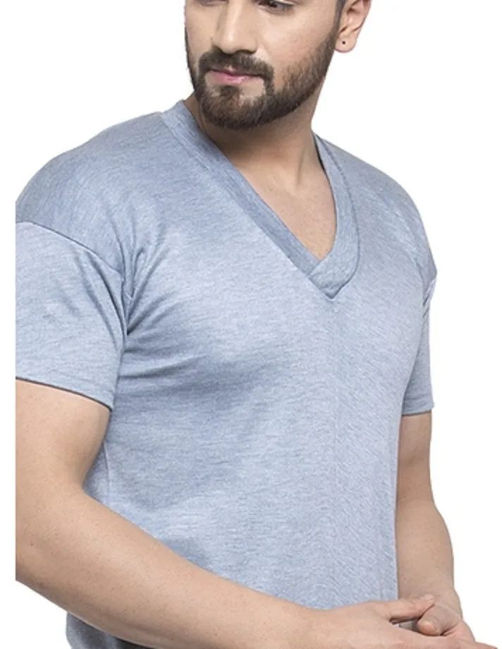 MEN'S HALF SLEEVES THERMAL SET ( V NECK VEST AND TROUSER)