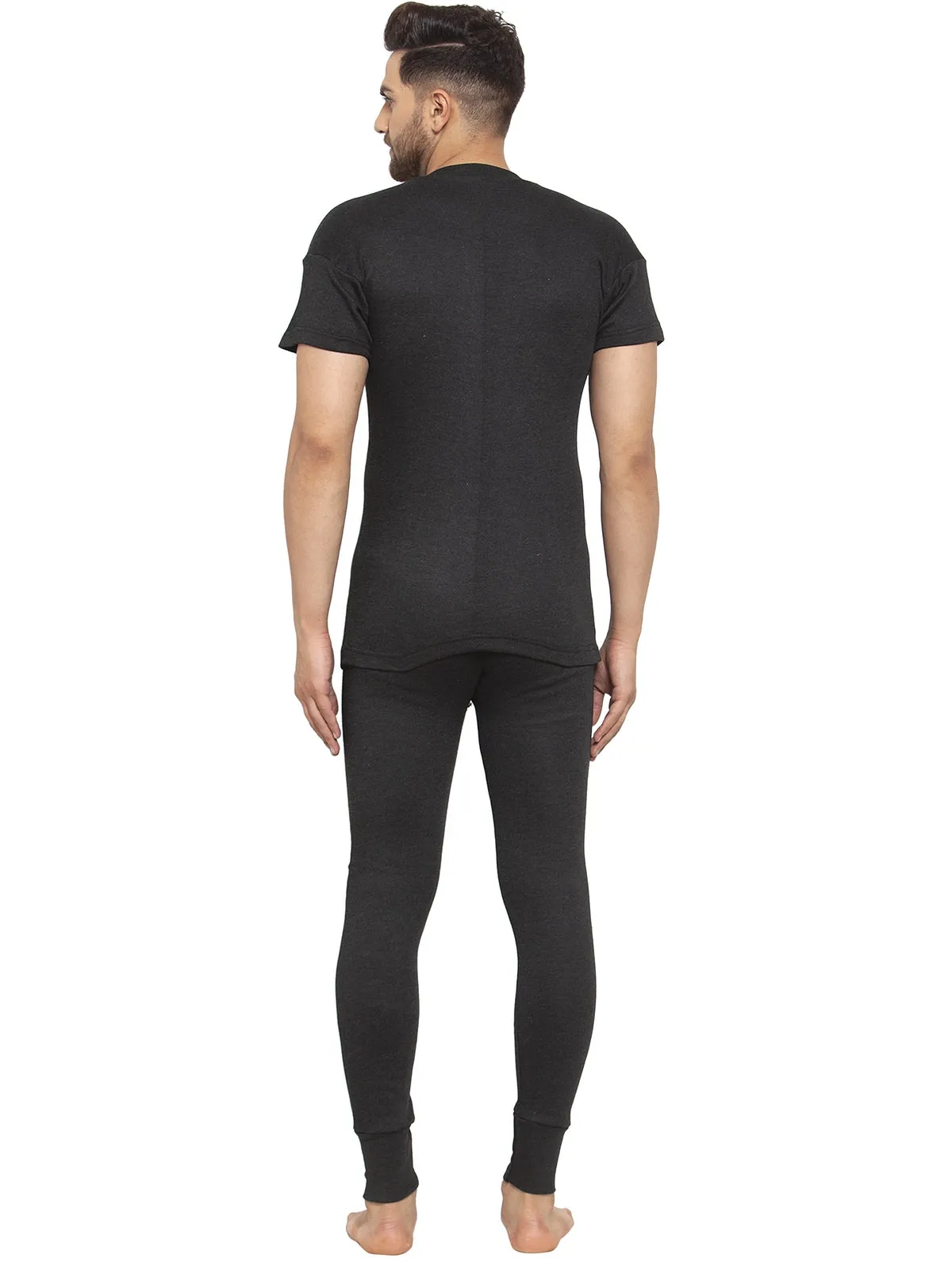 MEN'S HALF SLEEVES THERMAL SET ( V NECK VEST AND TROUSER)