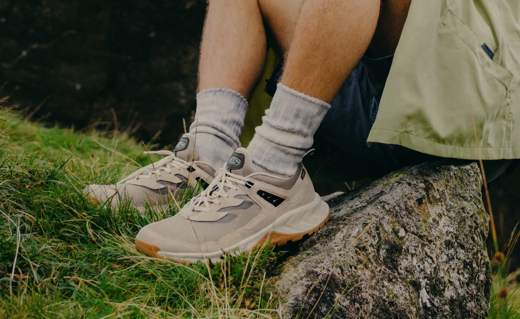 Men's Hightrail Waterproof Hiking Shoe  |  Brindle/Birch