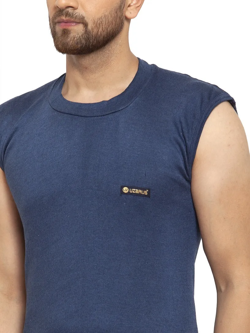 MEN'S SLEEVELESS THERMAL SET ( ROUND NECK VEST AND TROUSER)
