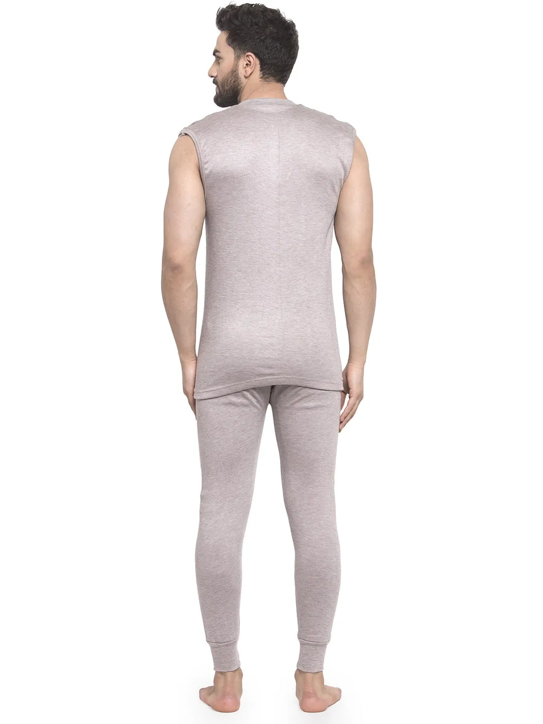 MEN'S SLEEVELESS THERMAL SET ( V NECK VEST AND TROUSER)
