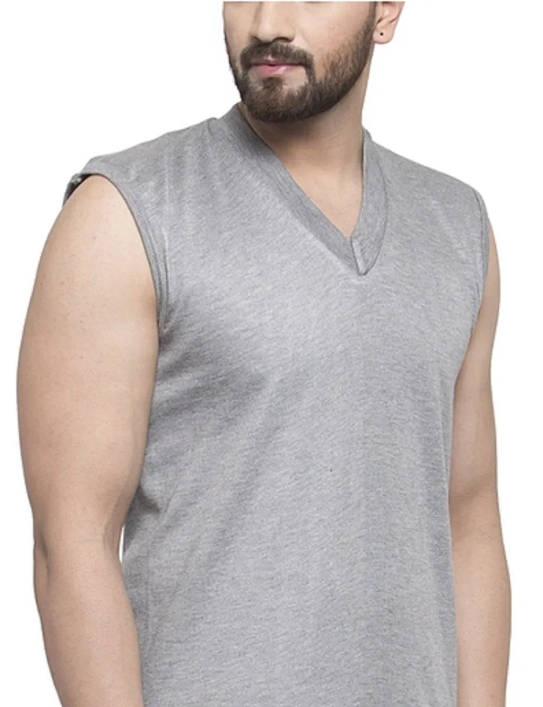 MEN'S SLEEVELESS THERMAL SET ( V NECK VEST AND TROUSER)