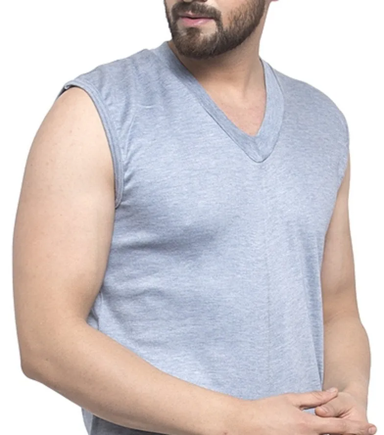 MEN'S SLEEVELESS THERMAL SET ( V NECK VEST AND TROUSER)