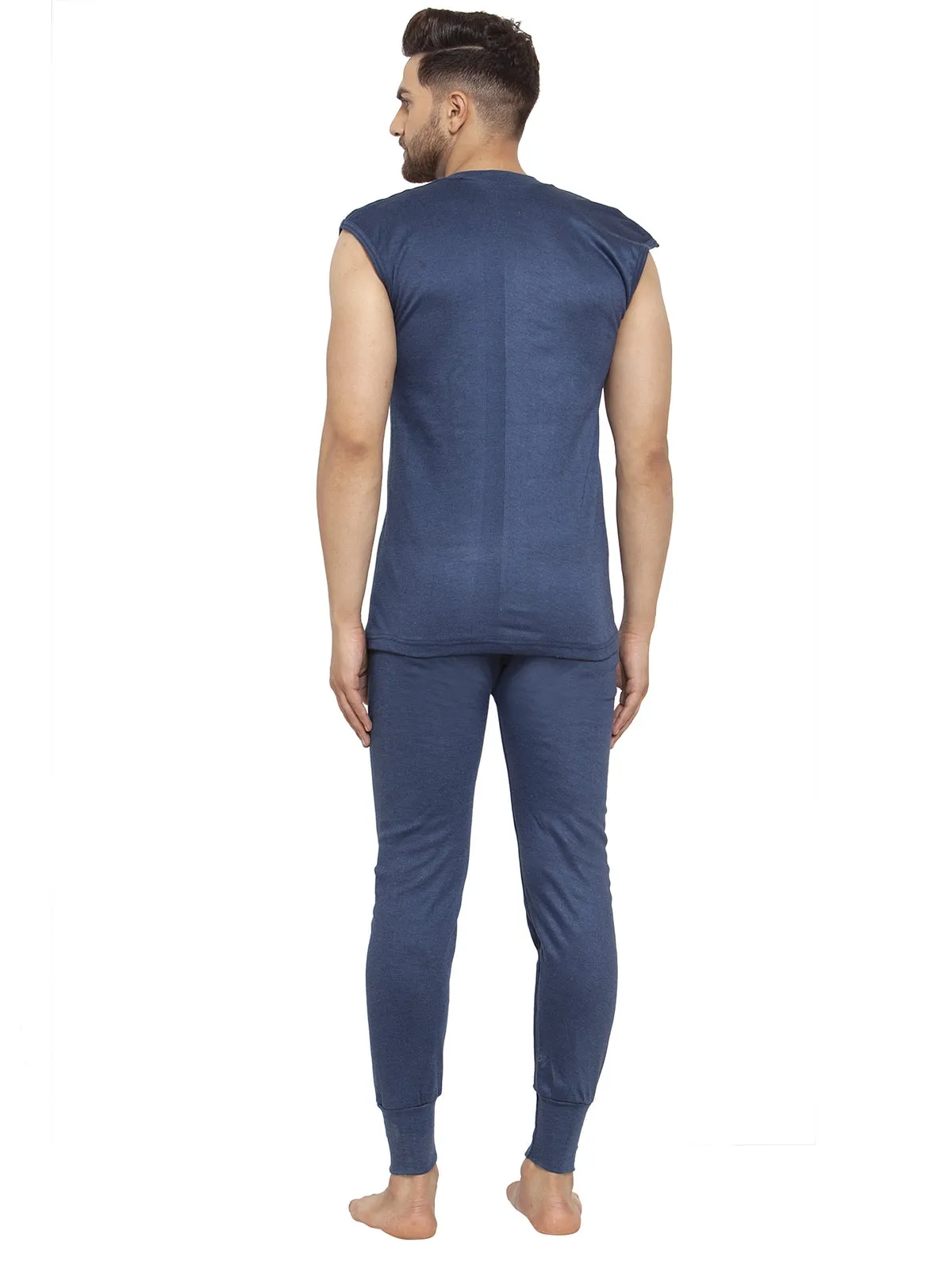 MEN'S SLEEVELESS THERMAL SET ( V NECK VEST AND TROUSER)
