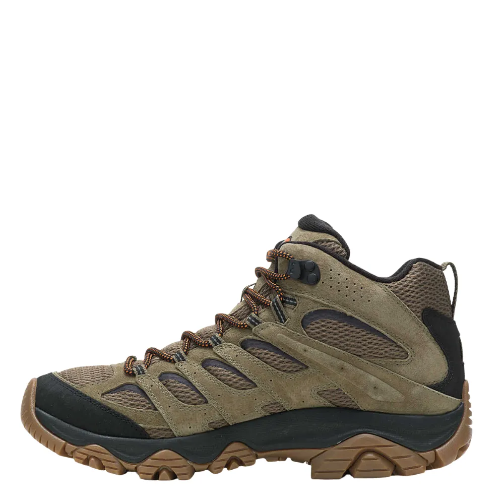 Merrell Men's Moab 3 Mid Waterproof in Olive/Gum