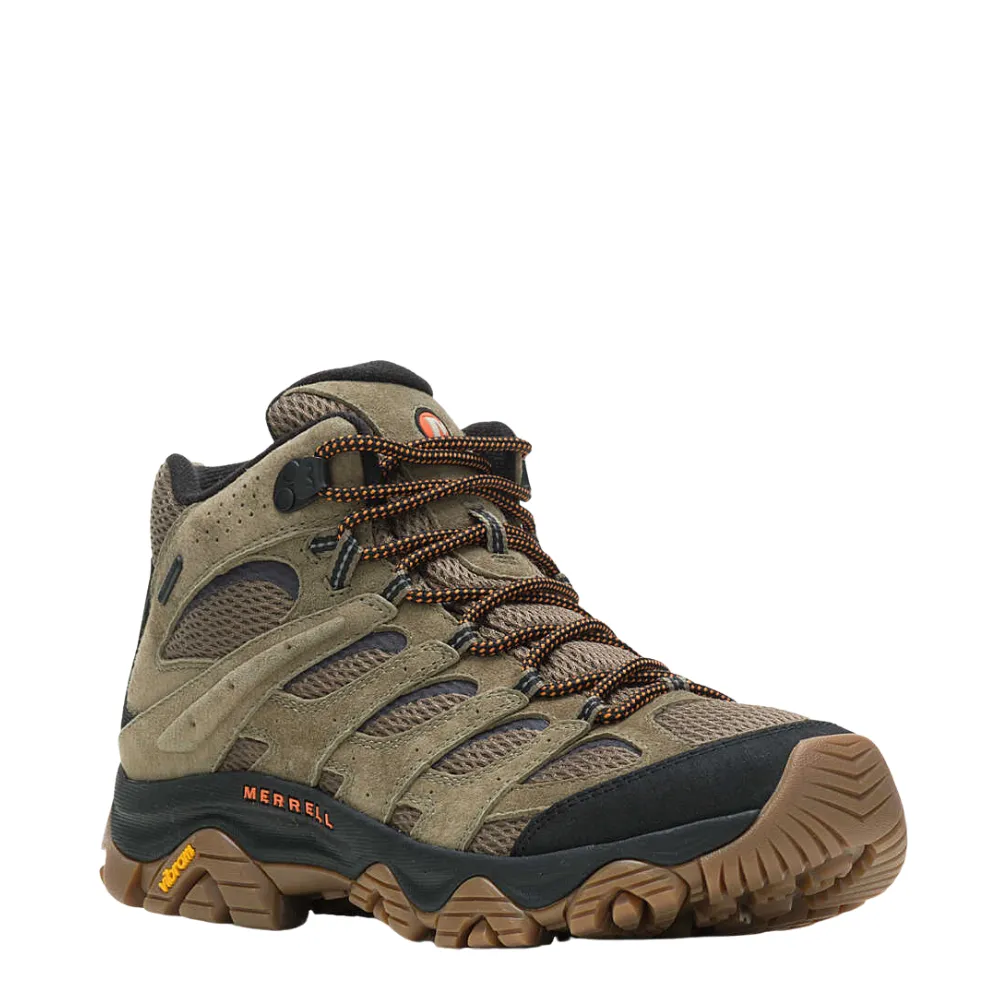 Merrell Men's Moab 3 Mid Waterproof in Olive/Gum