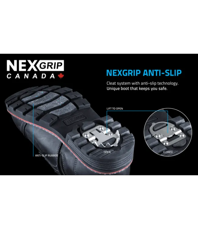 NexGrip Canada Men's Ice Avalon Boots- Black